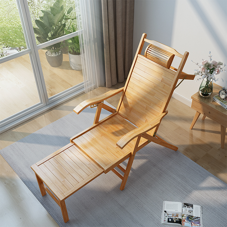 Outdoor Furniture Design - Lightweight Modern Design Bamboo Folding Lounge
