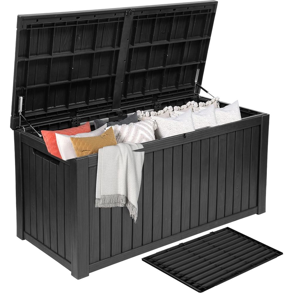 Garden Storage Box - 220 Gallon Extra-Large Patio Deck Box,