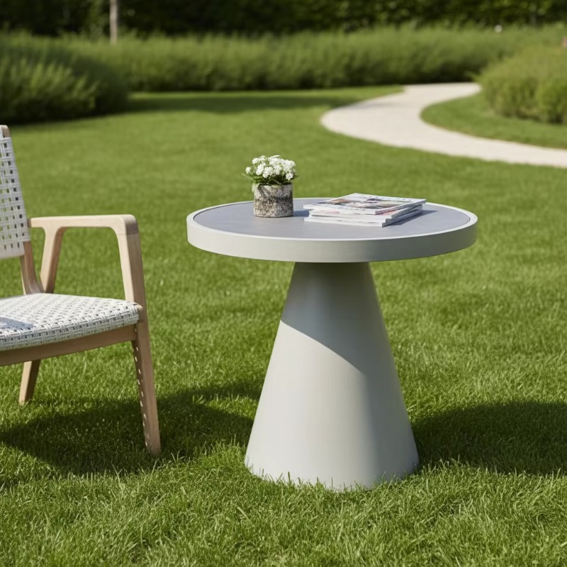 Outdoor Furniture Japanese Style - Modern Nordic Round Coffee Table for
