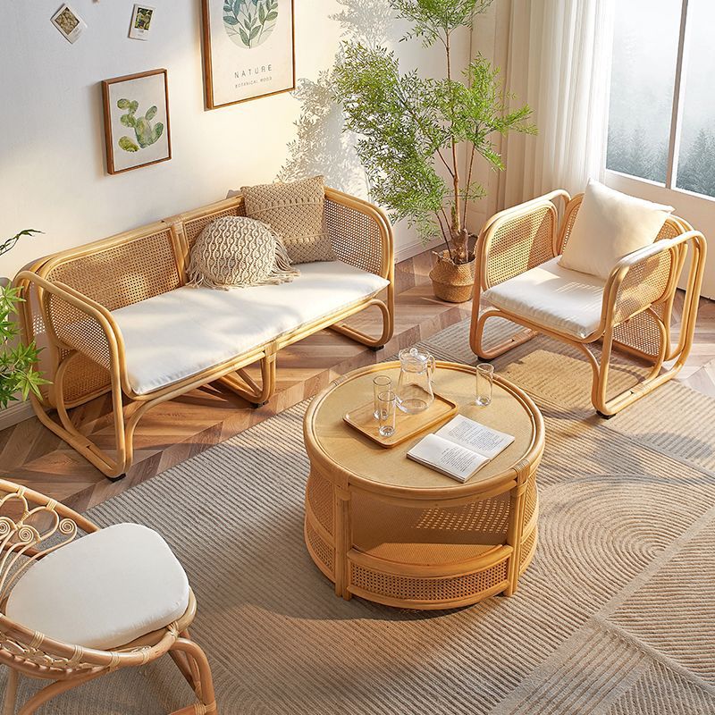 Outdoor Furniture Japanese Style - Japanese Rattan Sofa Combination Indonesian Outdoor
