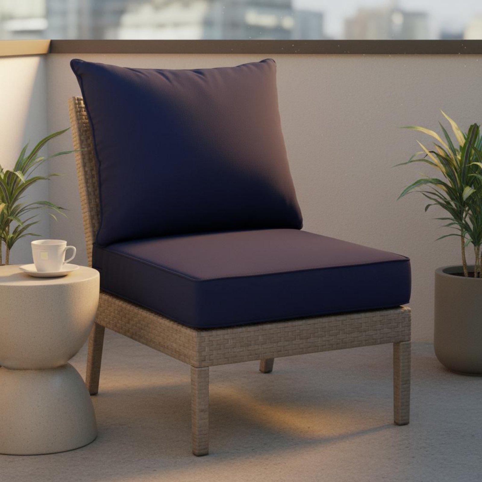 Outdoor Furniture Patio - Patio Chair Pad Hidden Closure Patio