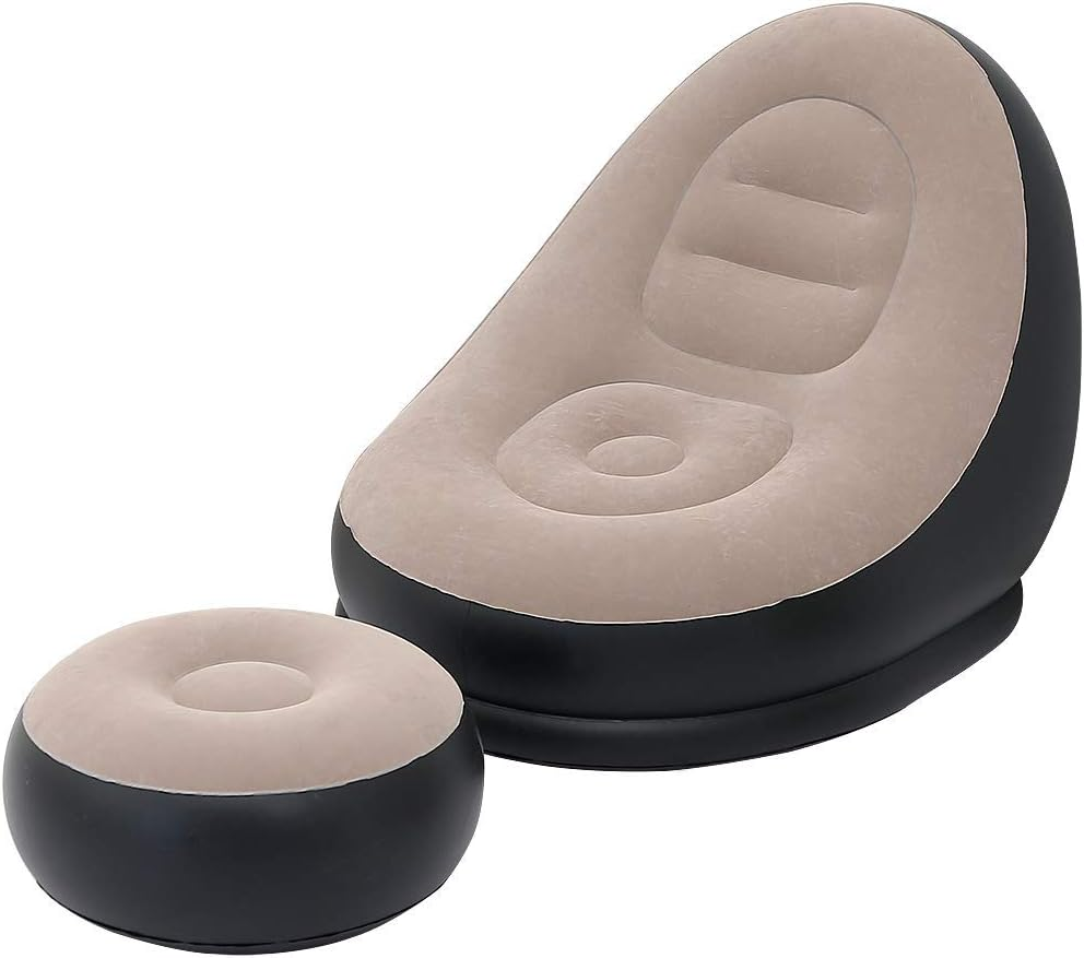 2Pcs Lazy Sofa Inflatable Chai - Outdoor Furniture Design ulasan dan harga
