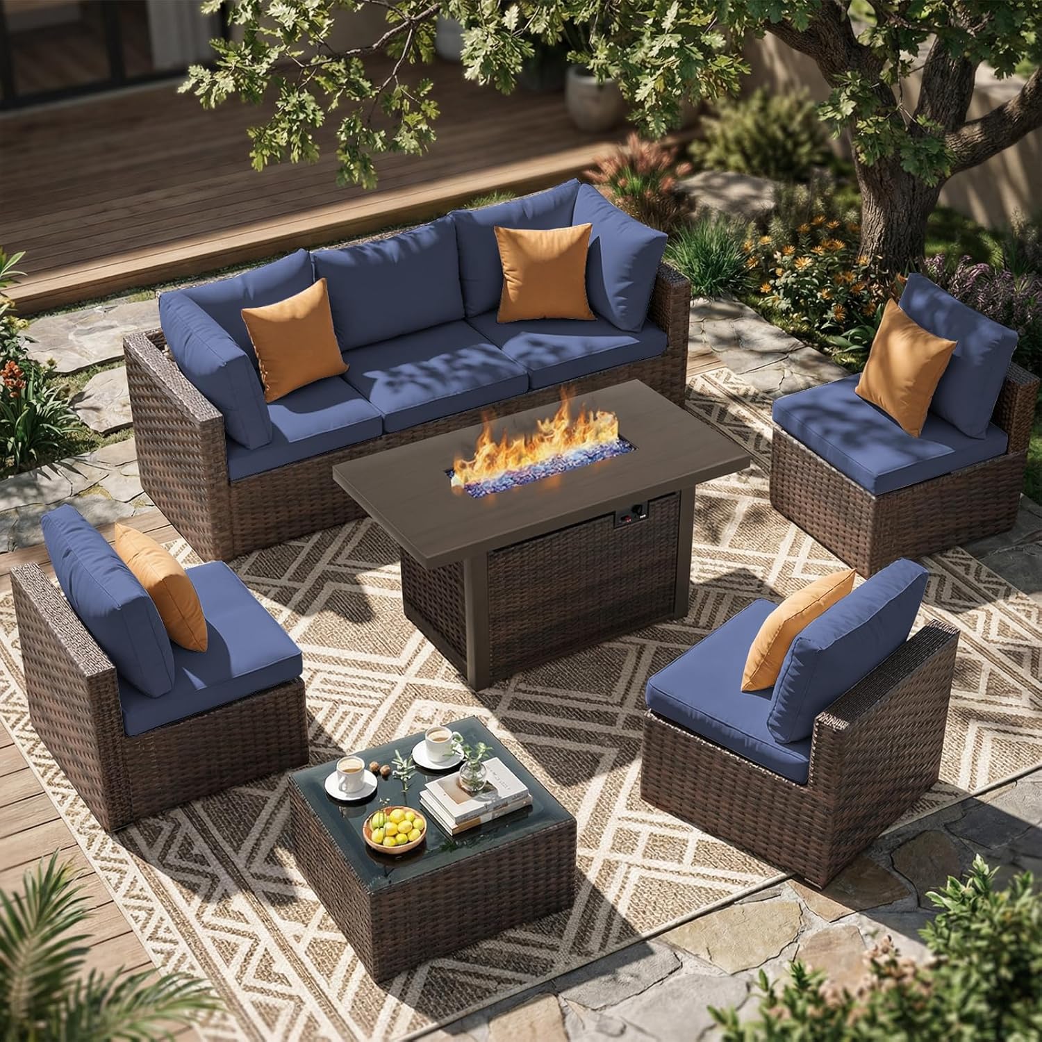 8 Pieces Patio Furniture Sets  - Outdoor Furniture Ideas ulasan dan harga