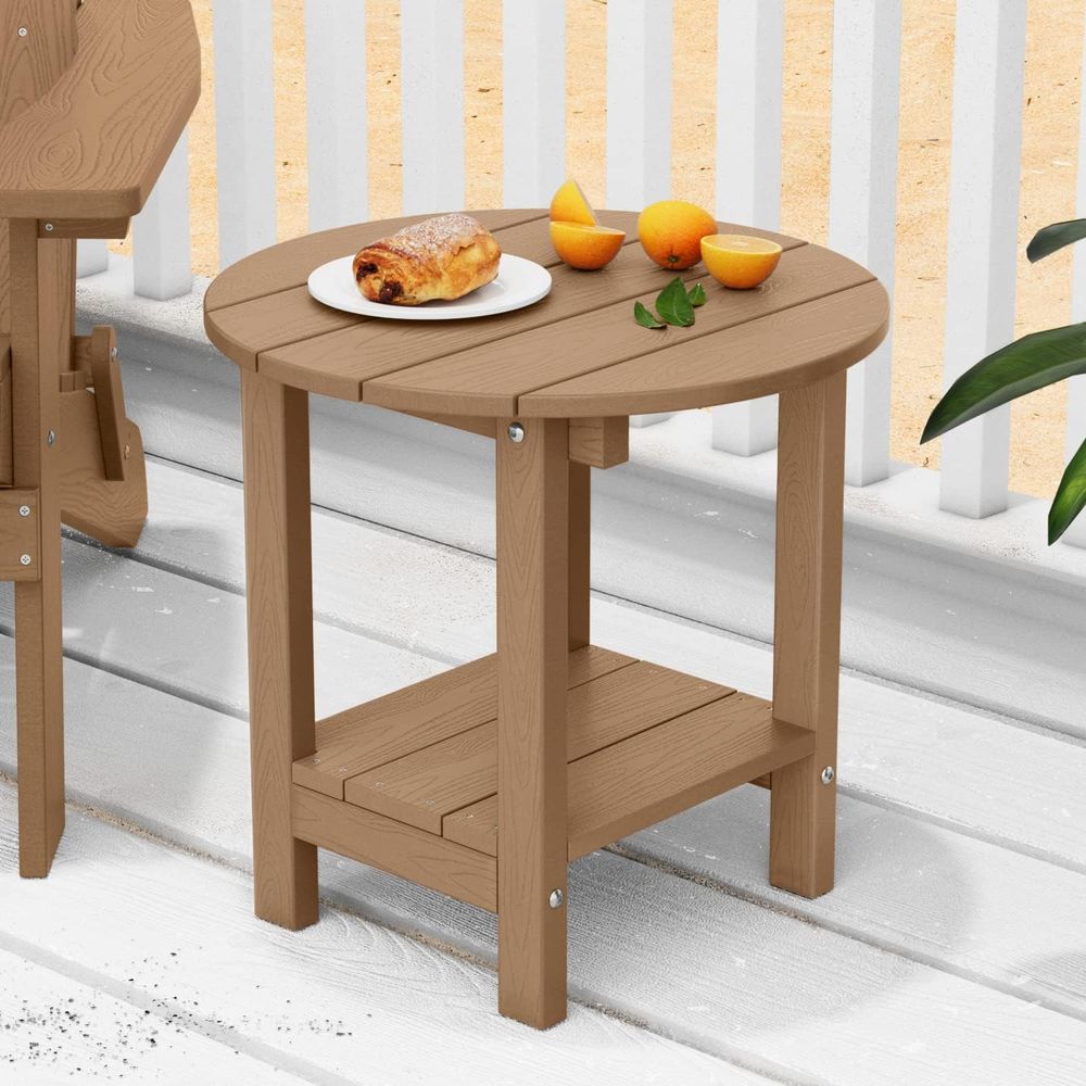 Outdoor 18 Inch Side Table wit - Outdoor Furniture Patio ulasan dan harga