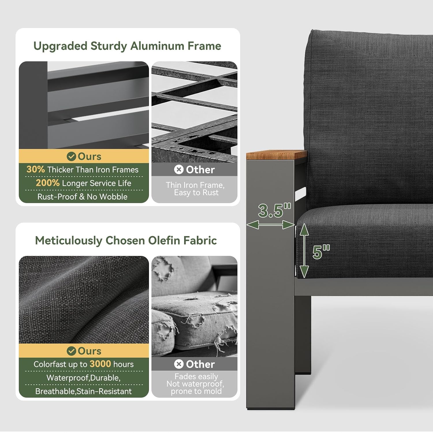 Patio Furniture Set, Aluminum  - Outdoor Furniture Ideas ulasan dan harga