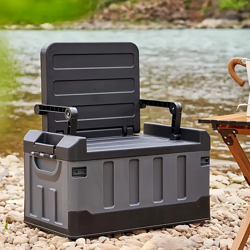 60L Outdoor Foldable PP Storag - Garden Storage Box ulasan dan harga