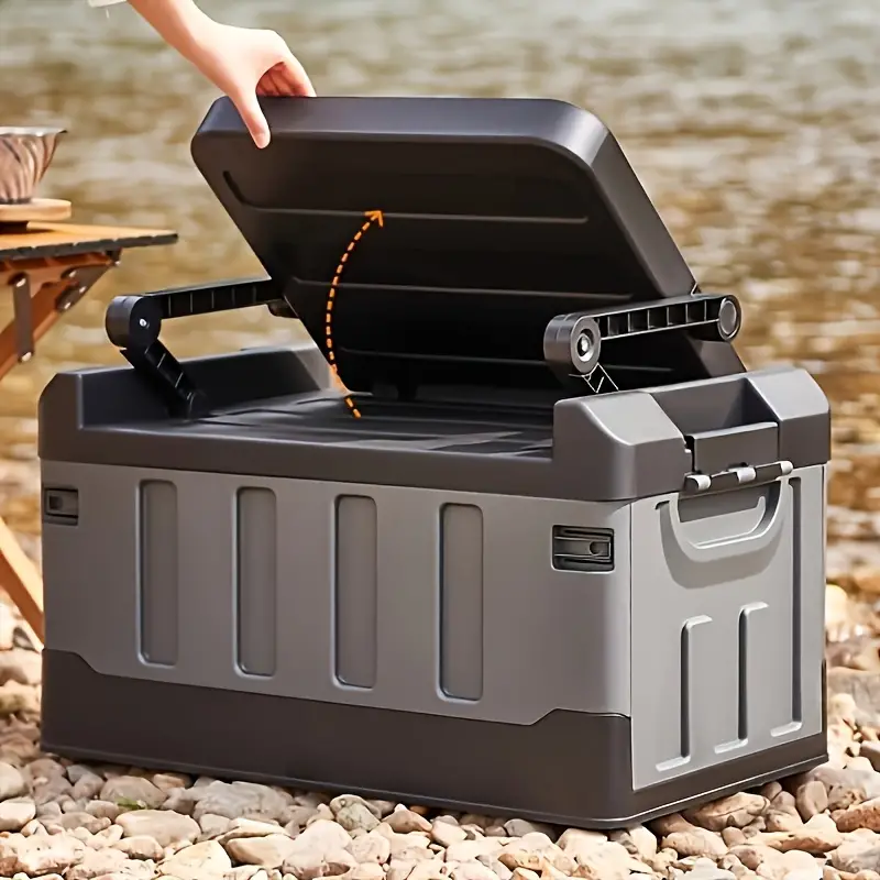 60L Outdoor Foldable PP Storag - Garden Storage Box ulasan dan harga