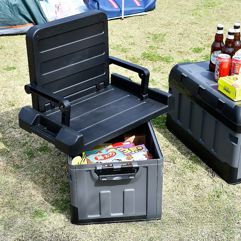 60L Outdoor Foldable PP Storag - Garden Storage Box ulasan dan harga