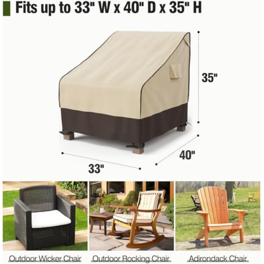 Patio Chair Cover Waterproof,  - Outdoor Furniture Cover Waterproof ulasan dan harga