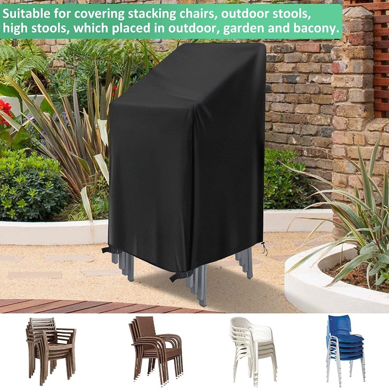 1/2/PCS Stacked Chair Dust Cov - Outdoor Furniture Patio ulasan dan harga