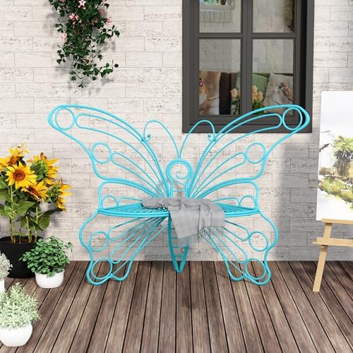 50 Inches Outdoor Bench, Garde - Garden Bench Metal ulasan dan harga