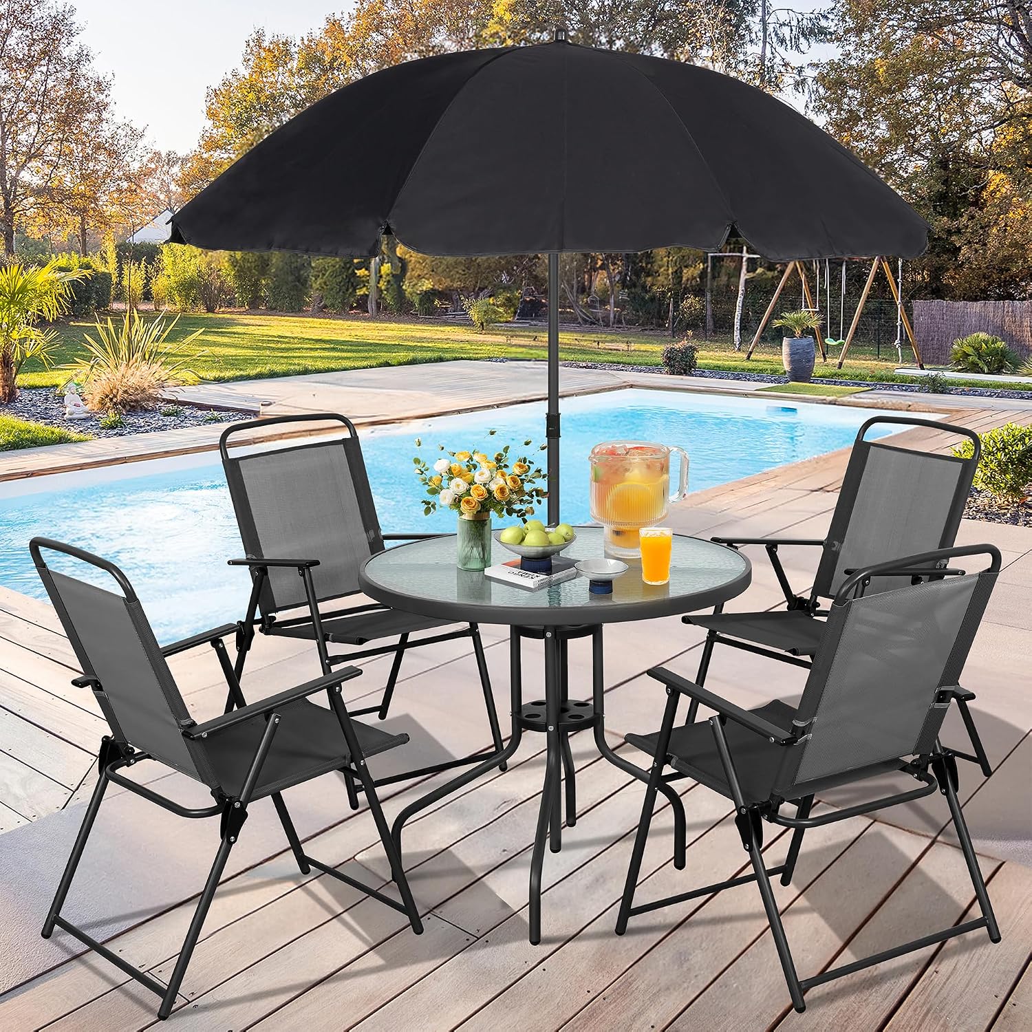 Metal Patio Dining Set Outdoor - Outdoor Furniture Ideas ulasan dan harga