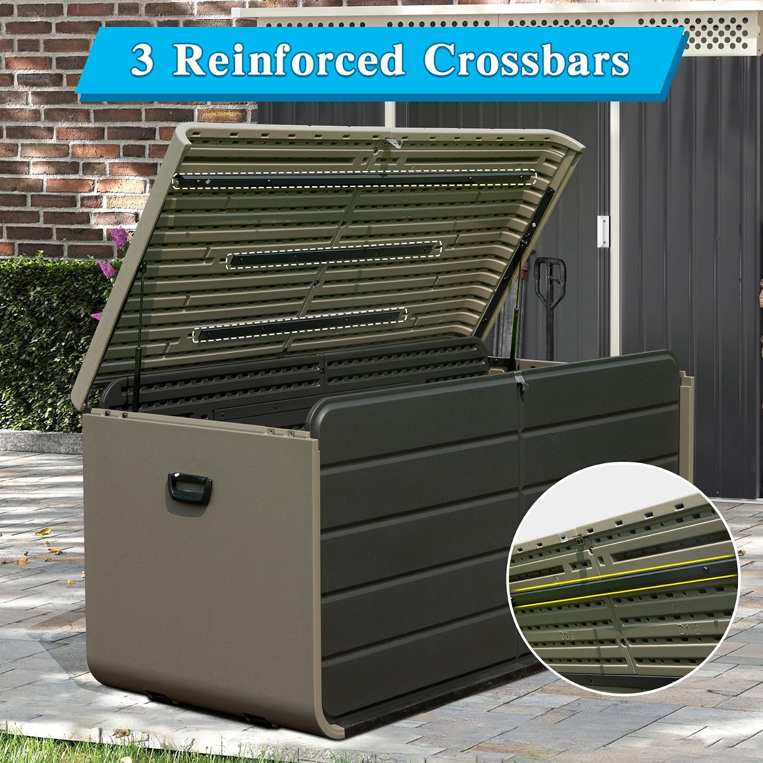 Indoor Outdoor Storage Box 200 - Garden Storage Box ulasan dan harga