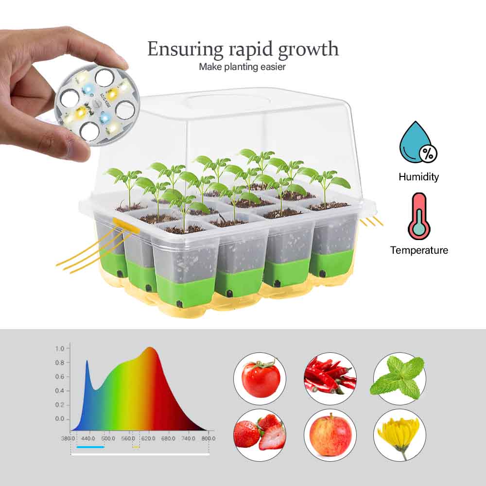 LED Grow Light Seedling Starte - Garden Storage Box ulasan dan harga