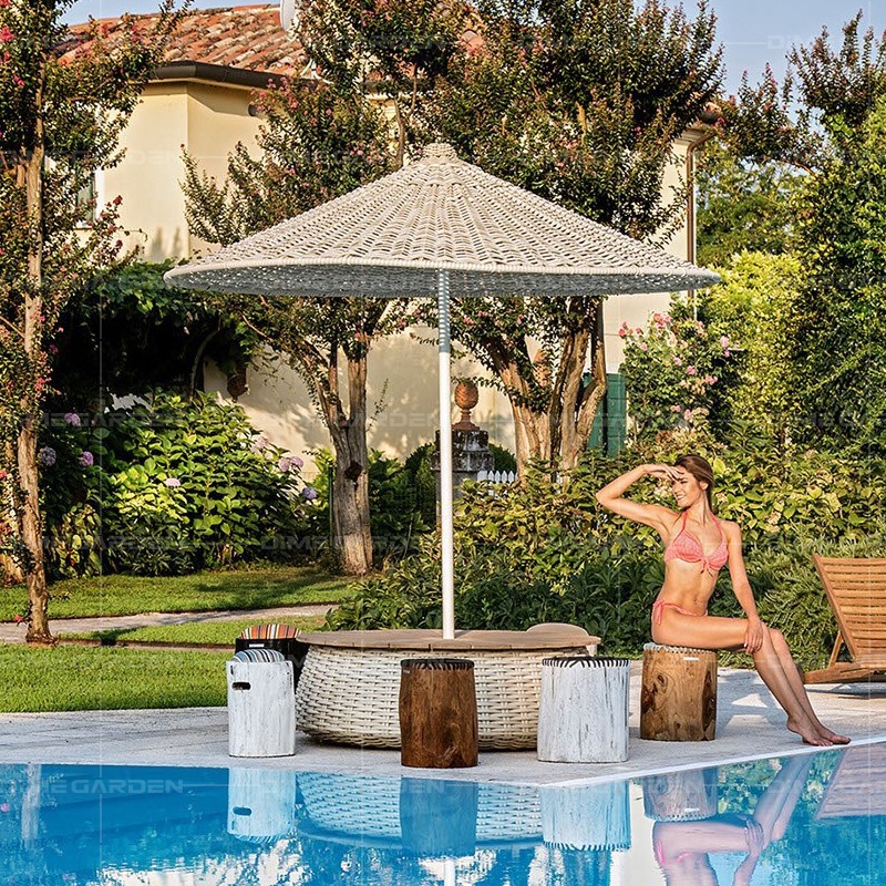 Modern Outdoor Rattan Umbrella - Outdoor Furniture Ideas ulasan dan harga