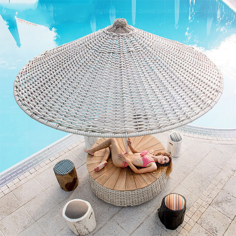 Modern Outdoor Rattan Umbrella - Outdoor Furniture Ideas ulasan dan harga