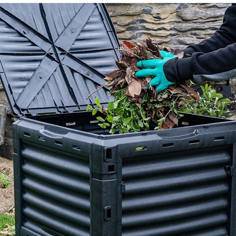 Garden Compost Bin Outdoor Com - Garden Storage Box ulasan dan harga