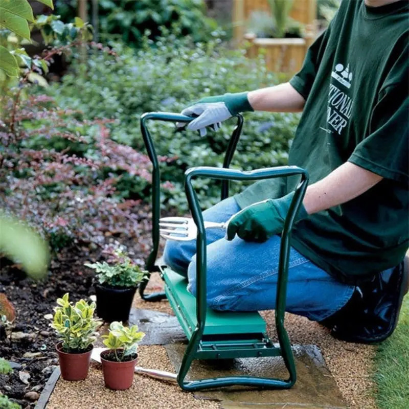 1pc New Garden Kneeling Stool, - Garden Bench Metal ulasan dan harga