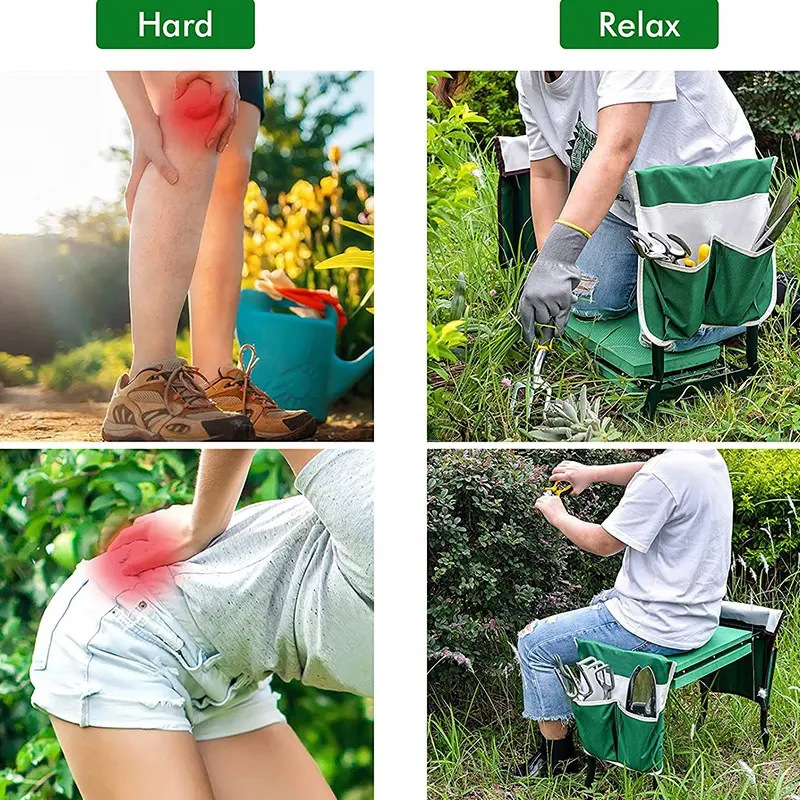 1pc New Garden Kneeling Stool, - Garden Bench Metal ulasan dan harga