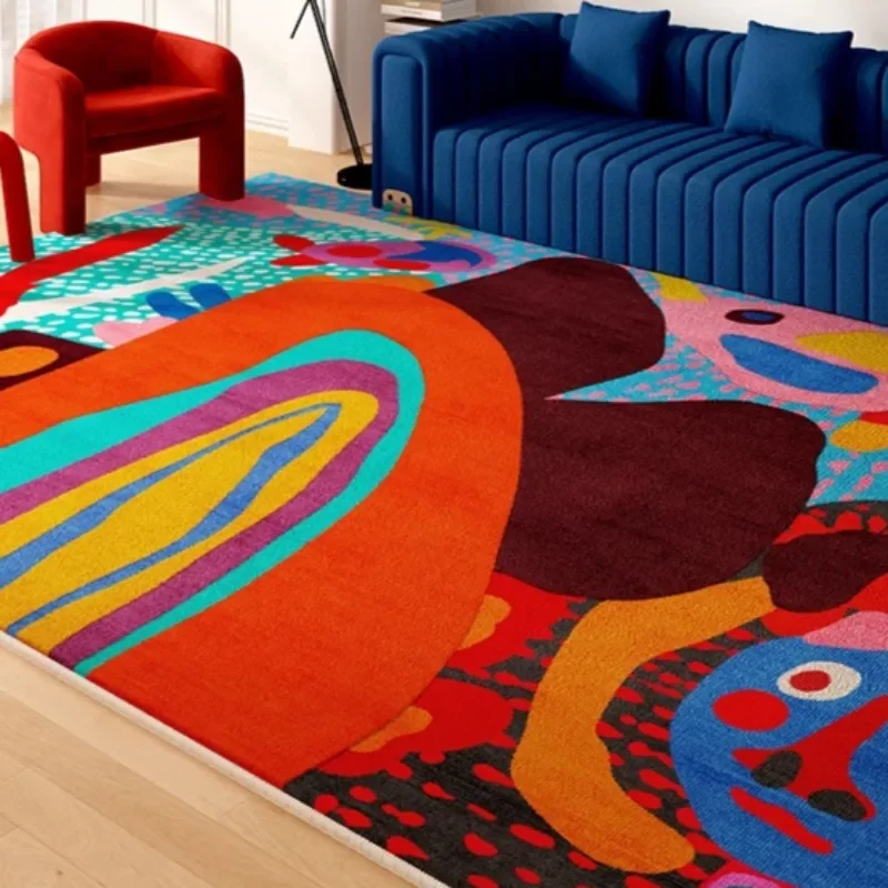 Living Room Carpet Art Irregul - Outdoor Furniture For Cafe ulasan dan harga