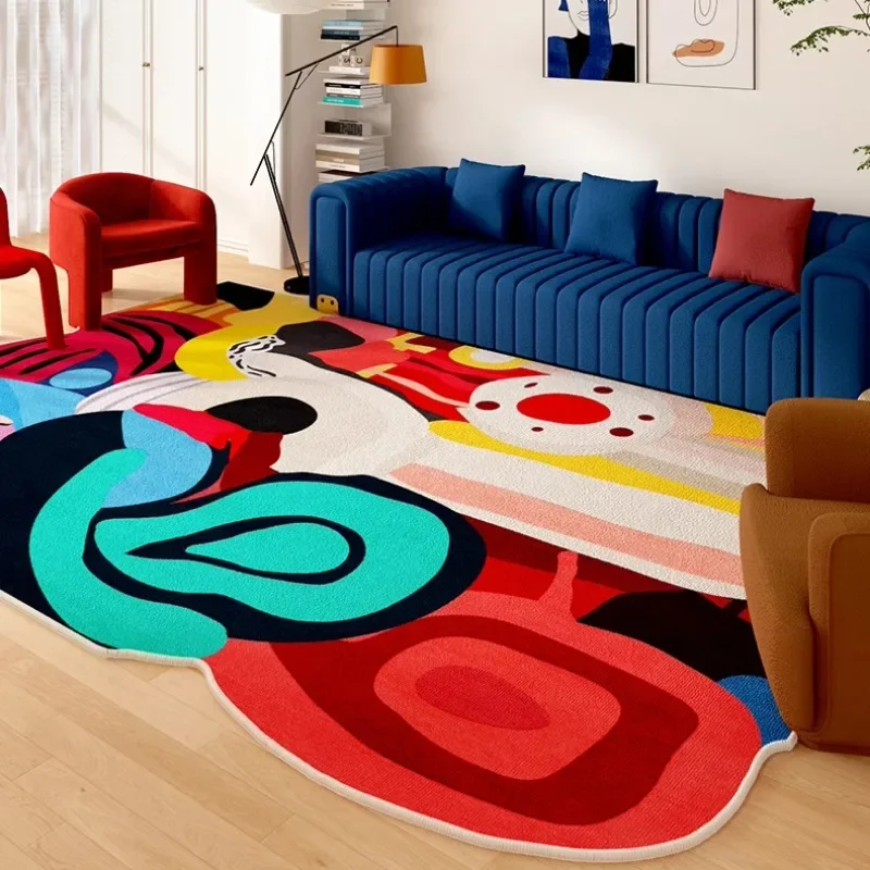Living Room Carpet Art Irregul - Outdoor Furniture For Cafe ulasan dan harga