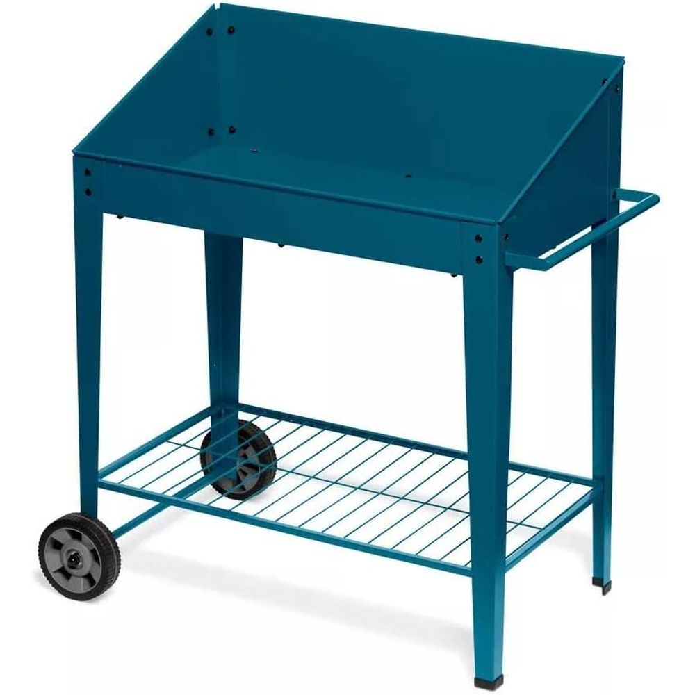 Demeter Metal Potting Bench wi - Garden Bench Metal ulasan dan harga