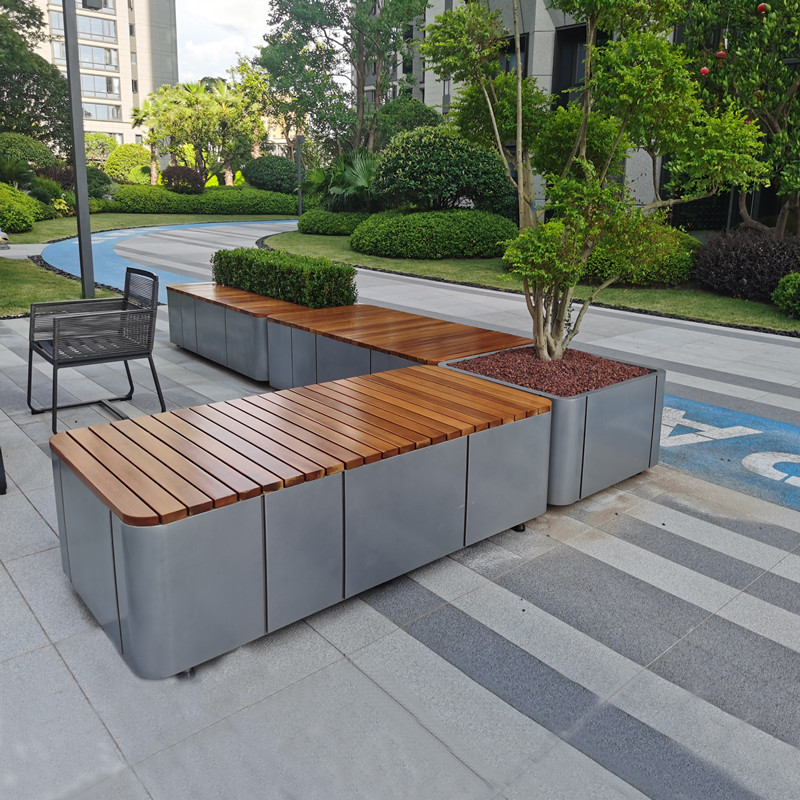 Combination Metal Planter Benc - Garden Bench Metal ulasan dan harga