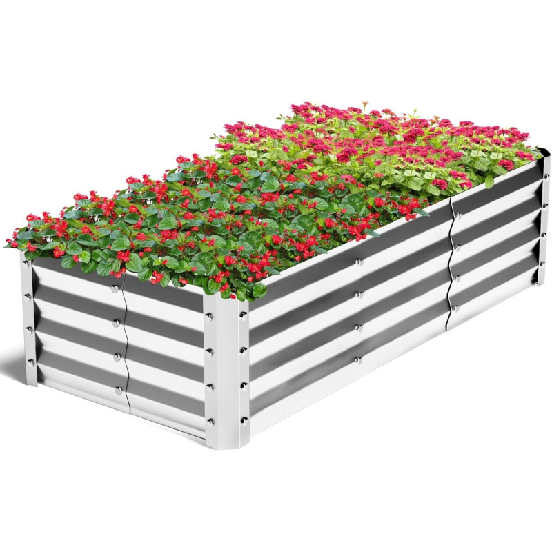 Large Bottomless Galvanized Ga - Garden Storage Box ulasan dan harga
