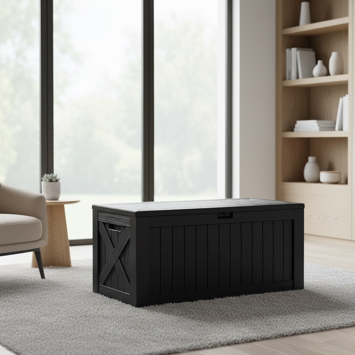 Large 120 Gallon Outdoor Deck  - Garden Storage Box ulasan dan harga