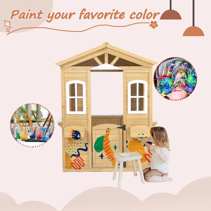 Modern Classic Solid Wood Play - Outdoor Furniture Kids ulasan dan harga