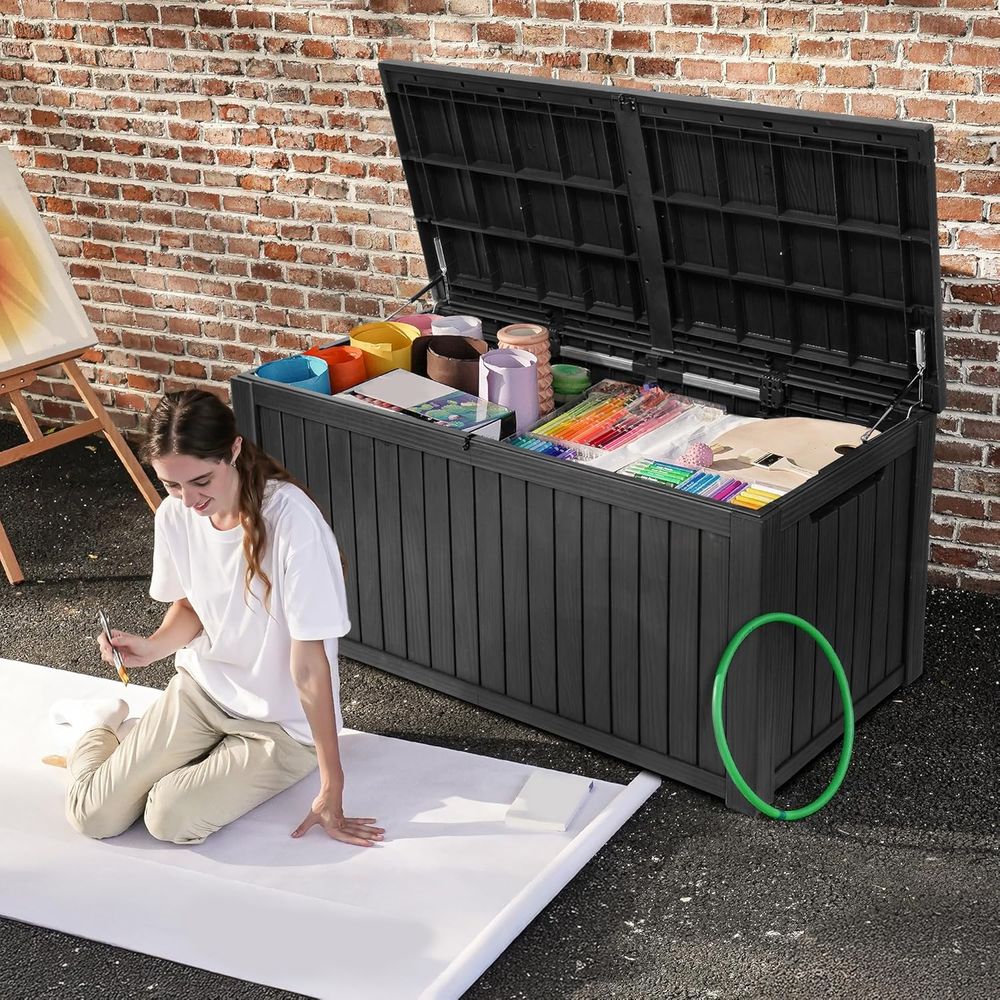 220 Gallon Extra-Large Patio D - Garden Storage Box ulasan dan harga