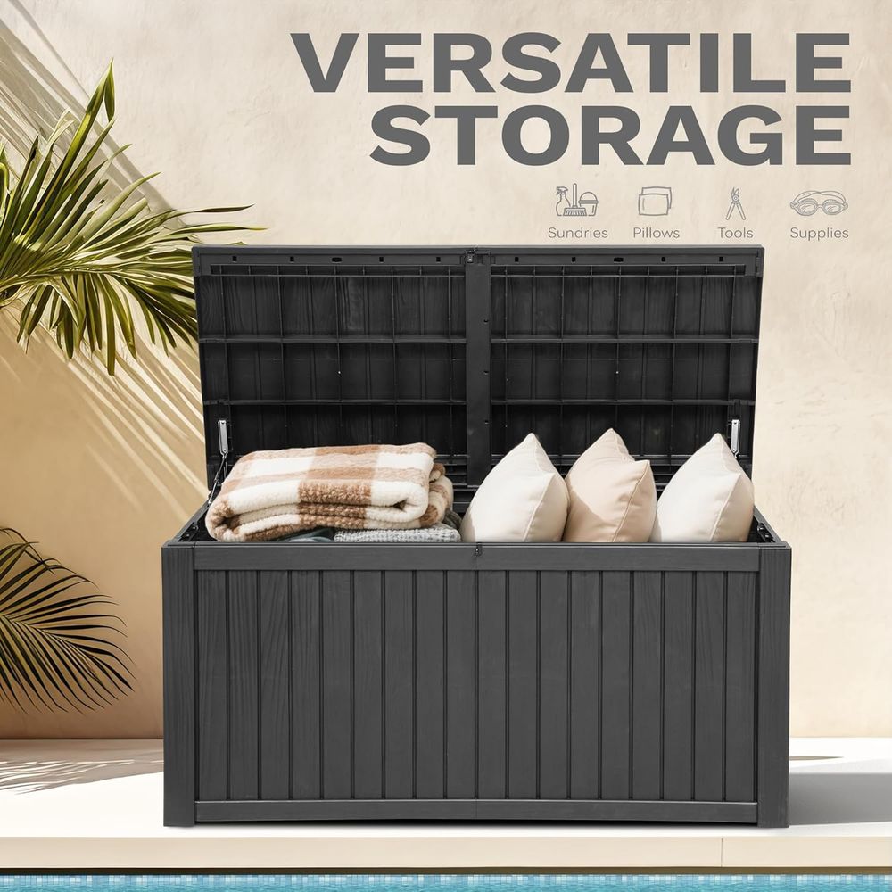220 Gallon Extra-Large Patio D - Garden Storage Box ulasan dan harga