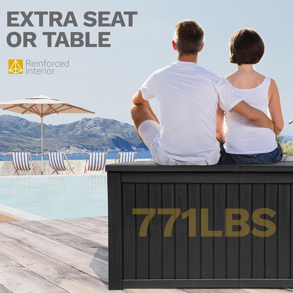220 Gallon Extra-Large Patio D - Garden Storage Box ulasan dan harga