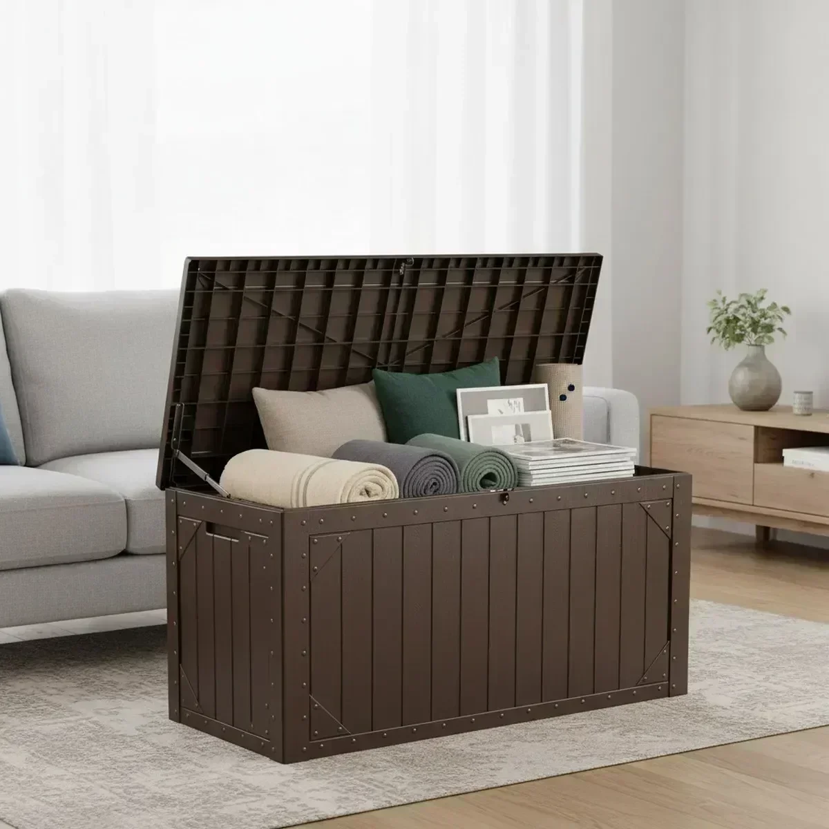 Large Waterproof Patio Storage - Garden Storage Box ulasan dan harga