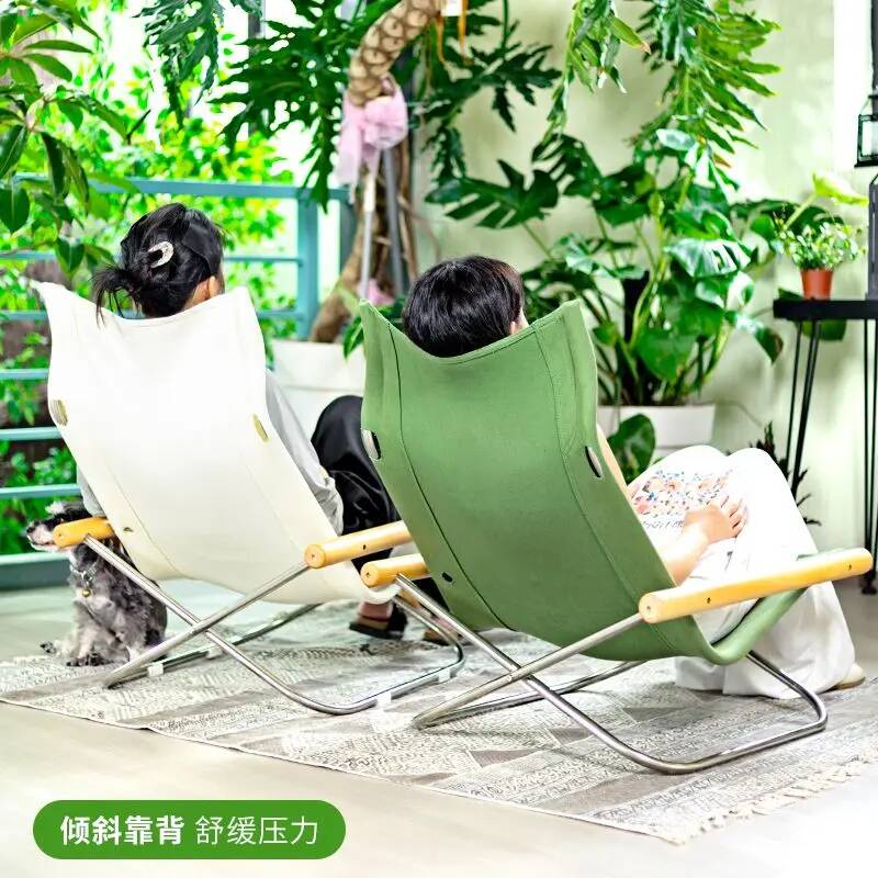 Zero-Setup Folding Canvas Loun - Outdoor Furniture Japanese Style ulasan dan harga