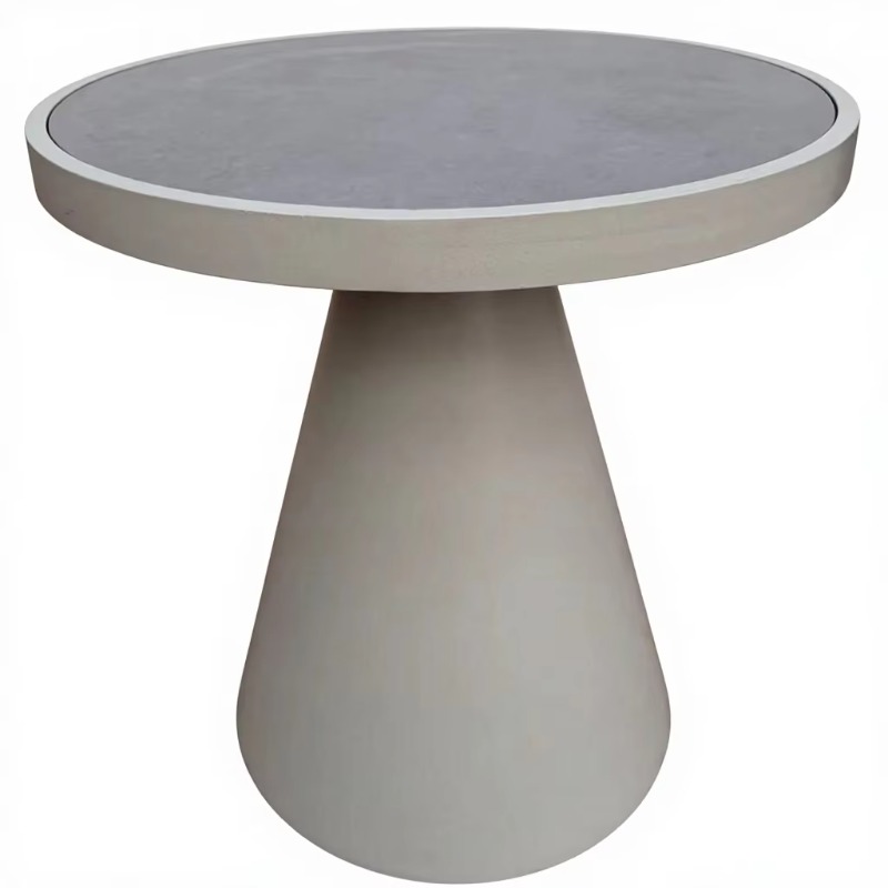 Modern Nordic Round Coffee Tab - Outdoor Furniture Japanese Style ulasan dan harga