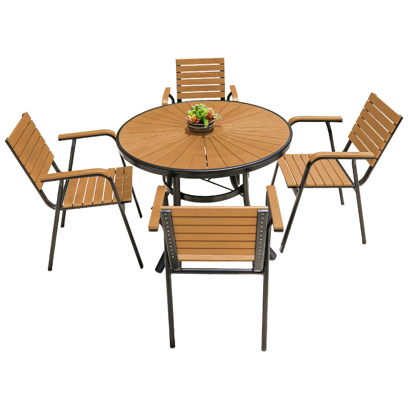 Modern Outdoor Round Dining Ta - Outdoor Furniture For Cafe ulasan dan harga