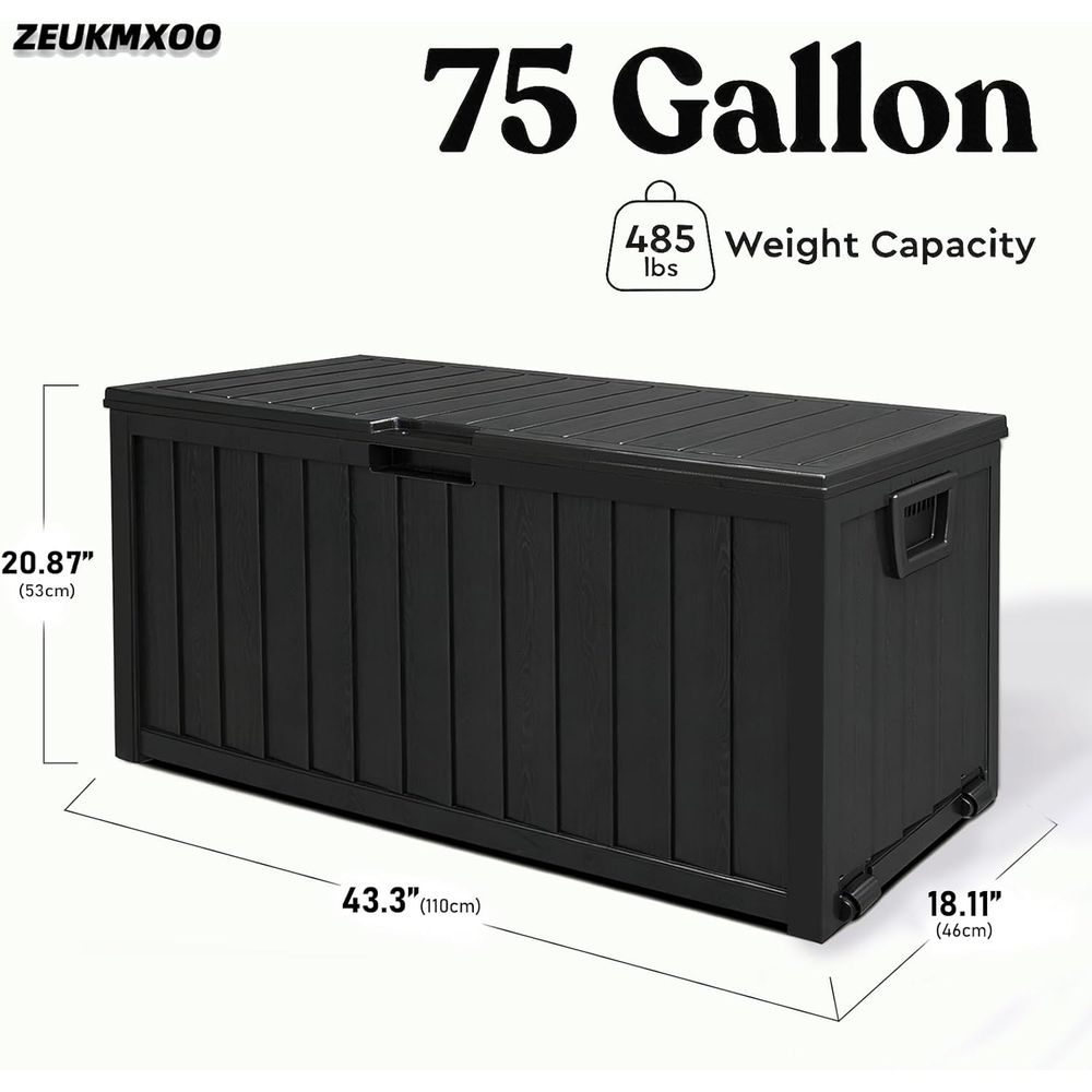 75 Gallon Outdoor Storage Box  - Garden Storage Box ulasan dan harga