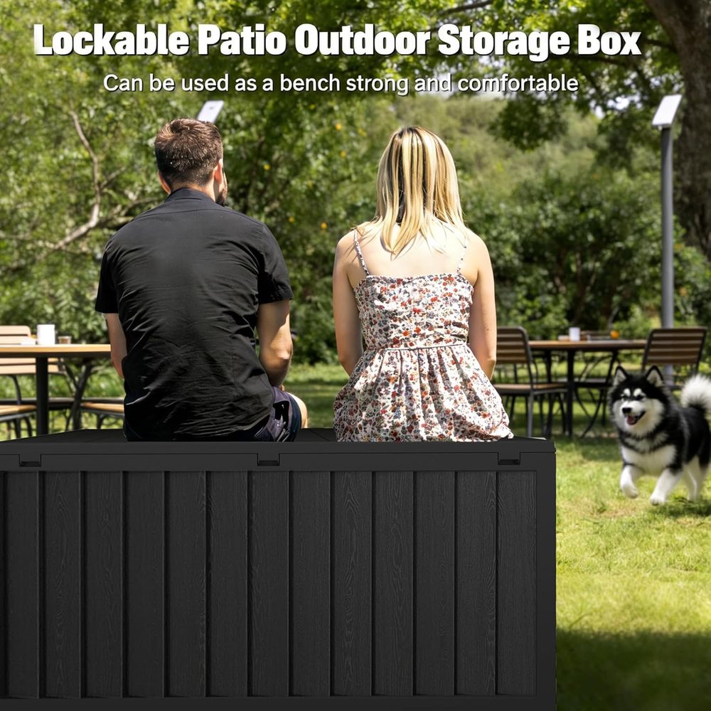 75 Gallon Outdoor Storage Box  - Garden Storage Box ulasan dan harga