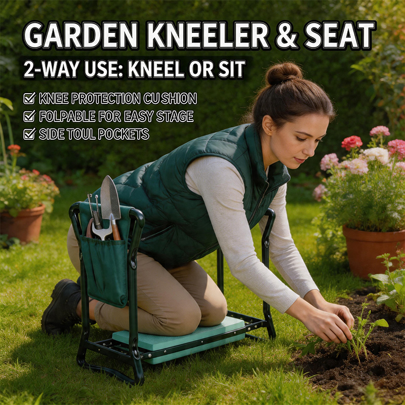 Garden Kneeler Folding Garden  - Garden Bench Metal ulasan dan harga