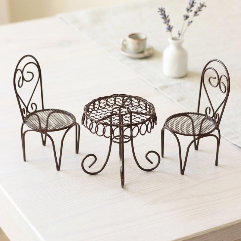 1/3Pcs Dollhouse Garden Displa - Outdoor Furniture Design ulasan dan harga