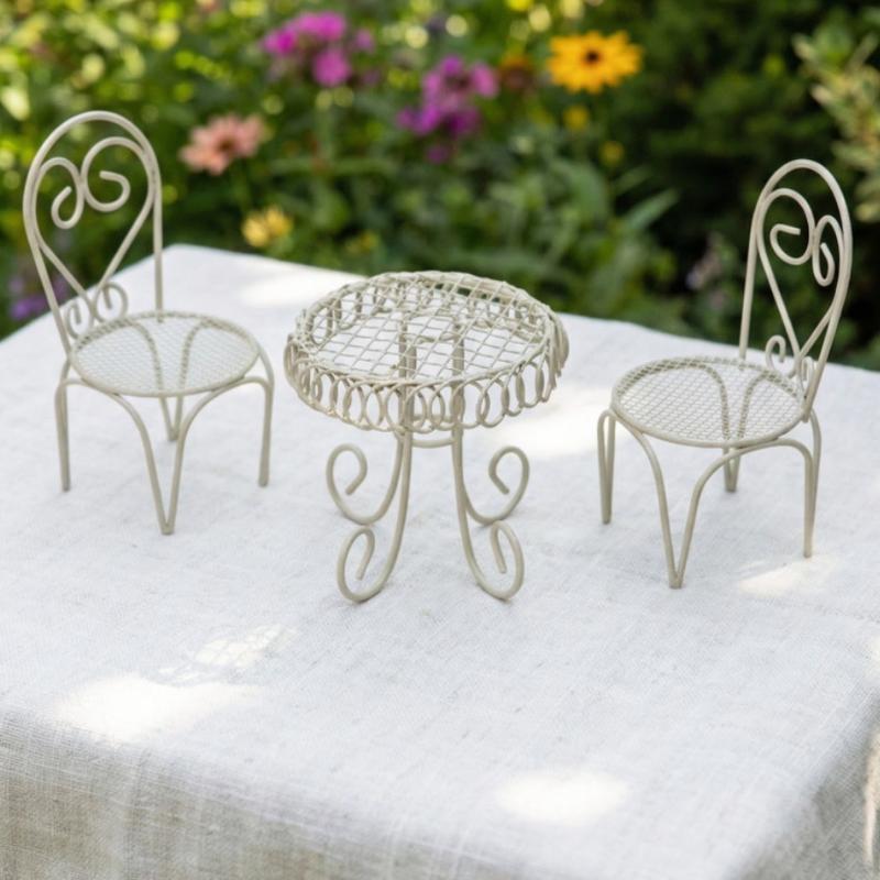 1/3Pcs Dollhouse Garden Displa - Outdoor Furniture Design ulasan dan harga