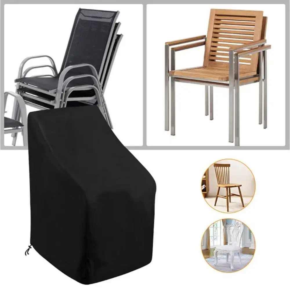 Stacked Chair Dust Cover Stora - Outdoor Furniture Cover Waterproof ulasan dan harga