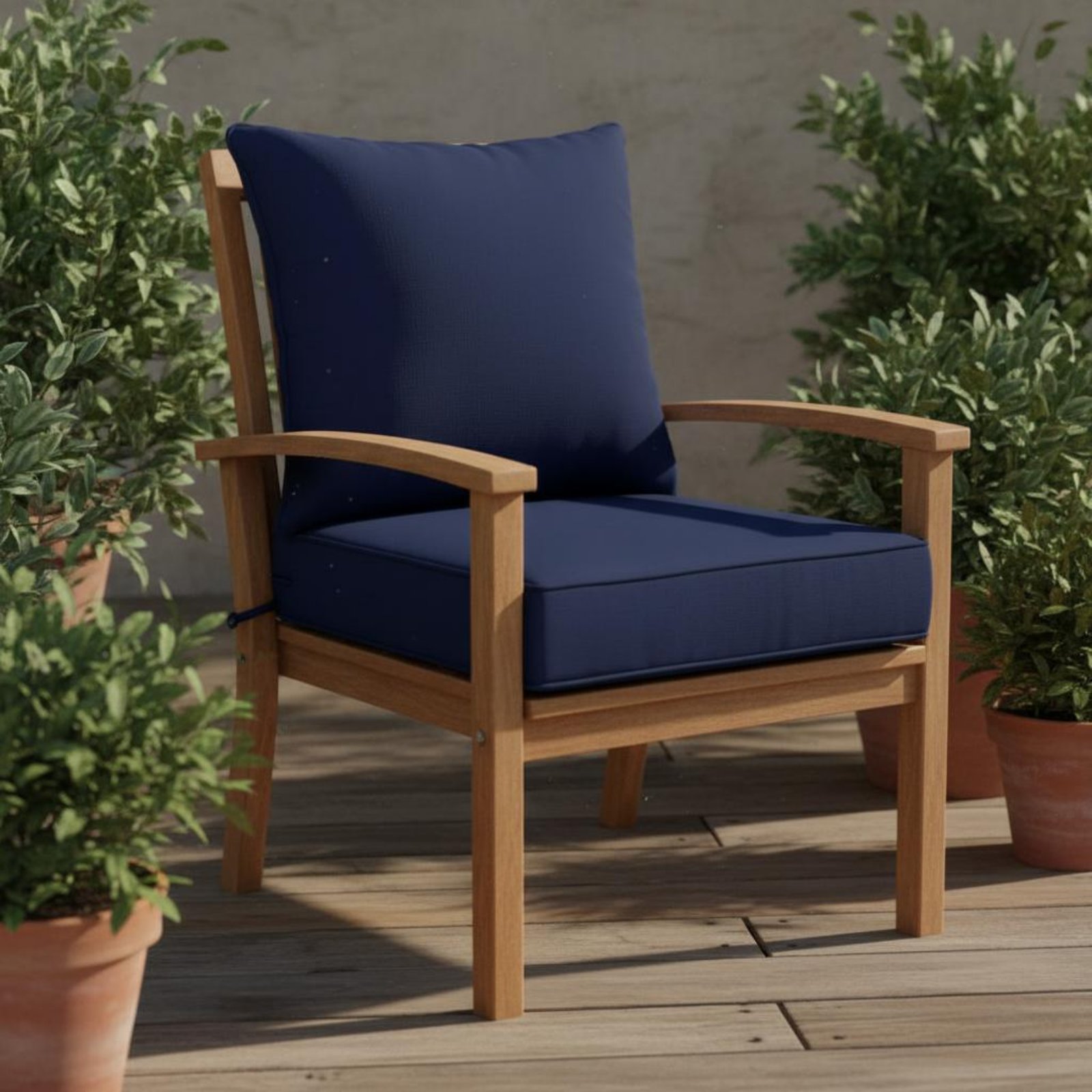 Patio Chair Pad Hidden Closure - Outdoor Furniture Patio ulasan dan harga