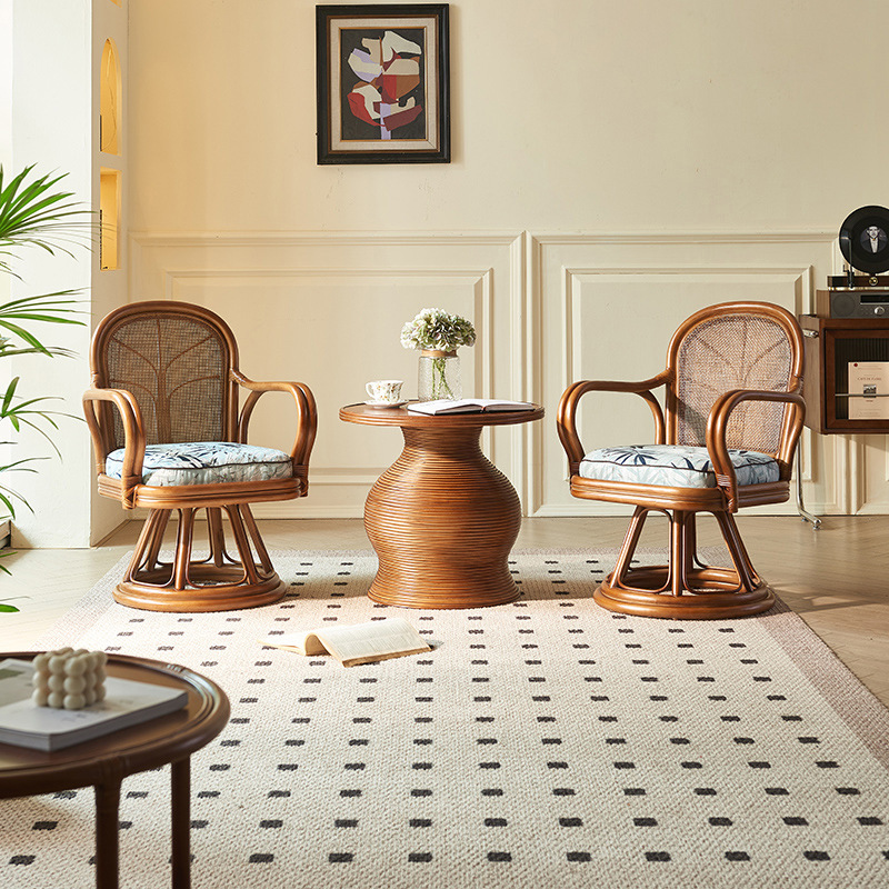 Japanese Rattan Lounge Chair S - Outdoor Furniture Japanese Style ulasan dan harga
